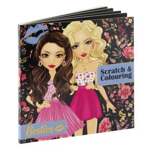 Grafix Besties Kras En Kleurboek 12 Blz 20x20cm