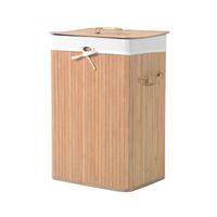 Bamboe wasmand 72 L - Luxe wasmand - Wassorteerder - Natuur - L40 x B30 x H60 cm