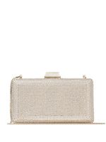 Jimmy Choo pochette Clemmie à ornements en cristal - Tons neutres