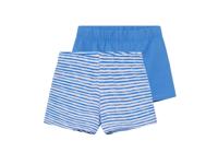 lupilu 2 baby broekjes (Blauw gestreept, 62/68)
