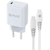 Oplader Muvit MCPAK0044 20 W Wit