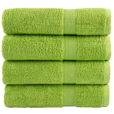 VidaXL Badhanddoeken solund 4 st 600 g/m² 100x150 cm