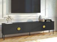 Tv-meubel MONDIE 200 cm 4 deuren grafiet