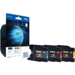Brother Hoge opbrengst inktcartridge pakket: Cyaan / Magenta / Geel