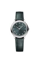 Horlogeband Omega 032Z016966 / 43413286060001 / De Ville Krokodillenleer Groen 13mm