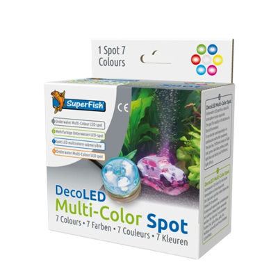 Superfish Deco LED meerkleuren spot