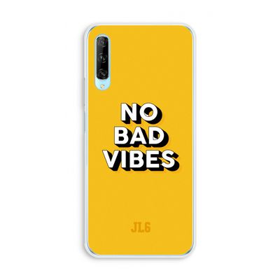 No Bad Vibes: Huawei P Smart Pro Transparant Hoesje