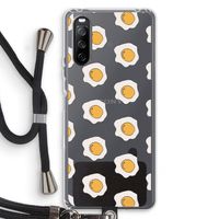Bacon to my eggs #1: Sony Sony Xperia 10 III Transparant Hoesje met koord