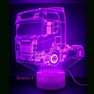 3D LED LAMP - SCANIA 4