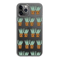 Sansevieria: iPhone 11 Pro Transparant Hoesje