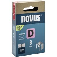 Novus Tools 042-0789 Nieten met plat draad Type 53F 1200 stuk(s) Afm. (l x b x h) 8 x 11.3 x 8 mm