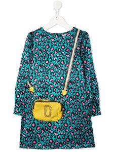 Marc Jacobs Kids robe Cheetah à imprimé trompe l'œil - Vert