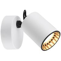 LED Wandspot - Trion Pirlo - GU10 Fitting - 1-lichts - Rond - Mat Wit - Aluminium - thumbnail