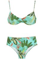 Lygia & Nanny bikini Veronica à imprimé tropical - Vert