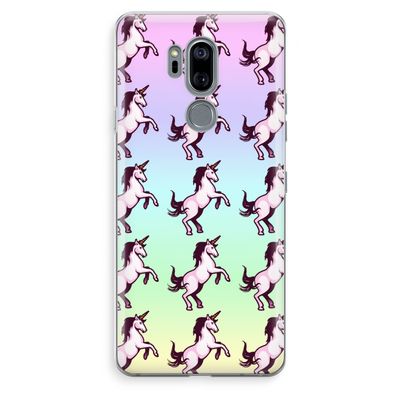 Musketon Unicorn: LG G7 Thinq Transparant Hoesje