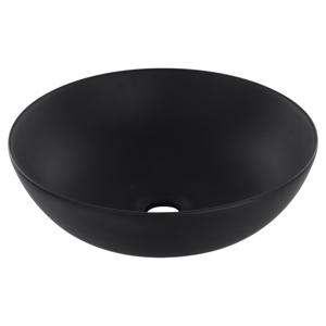 Differnz Slim waskom keramiek | mat zwart | Ø 28.5 x 12.5 cm
