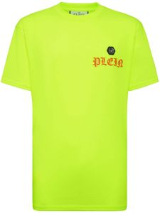 Philipp Plein t-shirt à logo imprimé - Jaune