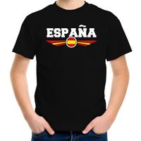 Spanje / Espana landen t-shirt zwart kids