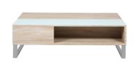 Bendt Salontafel 'Aino' Eiken en glas, 110 x 60cm