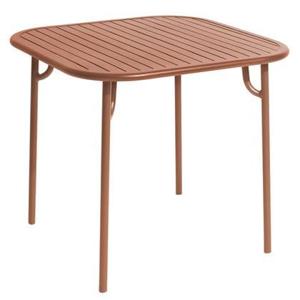 Petite Friture Week-end tuintafel 85x85 terracotta