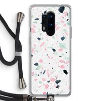 Terrazzo N°3: OnePlus 8 Pro Transparant Hoesje met koord