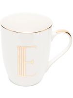 Bitossi Home tasse Letter-E en porcelaine - Blanc