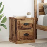 Nachtkastje 2 pcs Oud hout 39 x 39 x 47.5 cm Bewerkt hout
