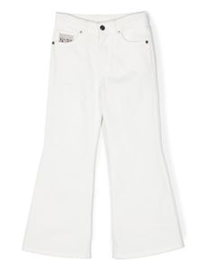 Nº21 Kids pantalon ample à poches multiples - Blanc