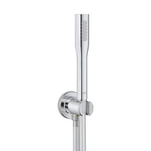 GROHE Euphoria Cosmopolitan Stick Handdoucheset - 1 straalsoort - met houder - met wandaansluitbocht - gladde slang - 150cm - chroom 26404000