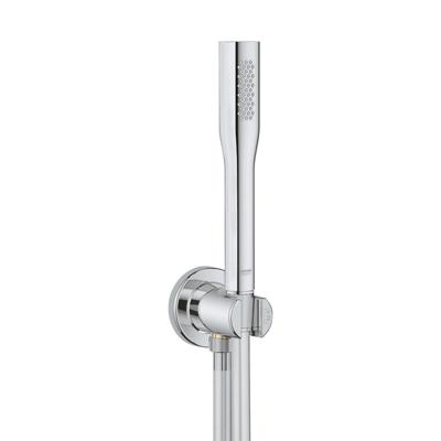 GROHE Euphoria Cosmopolitan Stick Handdoucheset - 1 straalsoort - met houder - met wandaansluitbocht - gladde slang - 150cm - chroom 26404000