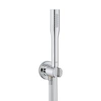 GROHE Euphoria Cosmopolitan Stick Handdoucheset - 1 straalsoort - met houder - met wandaansluitbocht - gladde slang - 150cm - chroom 26404000