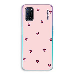 Hartjes: Oppo A92 Transparant Hoesje