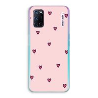 Hartjes: Oppo A92 Transparant Hoesje