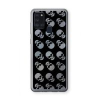 Musketon Skulls: Samsung Galaxy A21s Transparant Hoesje