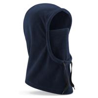 Beechfield Bivak muts / balaclava - Wintermuts - navy blauw - 100% fleece polyester - windvanger