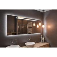 Looox 180 x 70 cm Spiegel met verlichting en verwarming, directe en indirecte (LED) verlichting rondom - thumbnail
