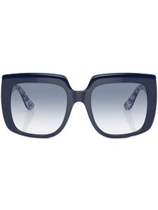 Dolce & Gabbana Eyewear lunettes de soleil à monture oversize - Bleu