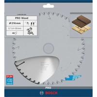 Bosch Professional Cirkelzaagblad voor Hout | PRO Wood | Ø 216 mm Asgat 30mm 48T - 2608640432