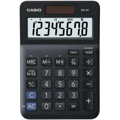 Rekenmachine Casio MS-8B LCD Zwart Plastic