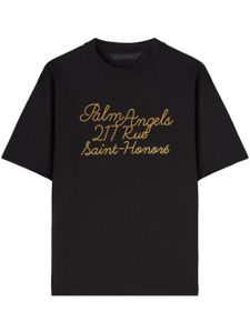 Palm Angels t-shirt Palm Paris en coton - Noir