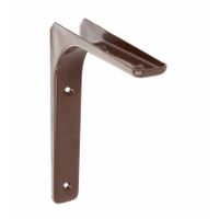 AMIG Plankdrager/planksteun van metaal - gelakt bruin - H200 x B250 mm
