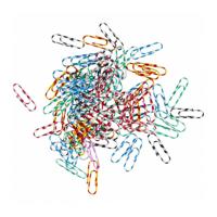 Rc Papelips zebra 28mm, 80st.