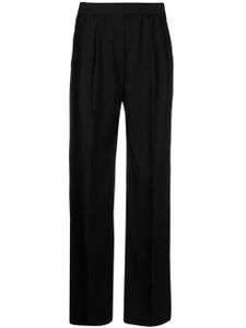 Loulou Studio pantalon Takaroa à taille élastique - Noir