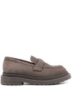 Brunello Cucinelli mocassins en daim - Marron