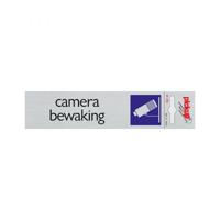 Bord Alulook Camerabewaking - 165x44 mm zelfklevend.