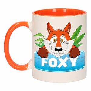 Dieren mok /vossen beker Foxy 300 ml