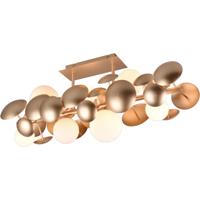 LED Plafondlamp - Trio Select Bubble - 8 Lichtpunten - G9-fitting - Goud - Metaal