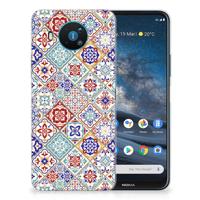 Nokia 8.3 | TPU | Siliconen hoesje | Tiles Color