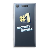 Victory Royale: Sony Xperia XZ1 Transparant Hoesje