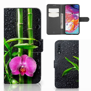 Samsung Galaxy A70 Hoesje Orchidee